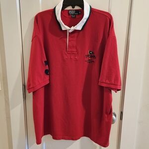 Vintage Polo Ralph Lauren Short-Sleeve Polo Short - PRLC Yacht Club #3 - 3XL Big